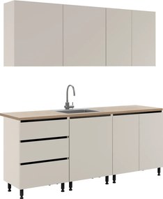 Mobilier de bucătărie, 2 m, caşmir, ASTI