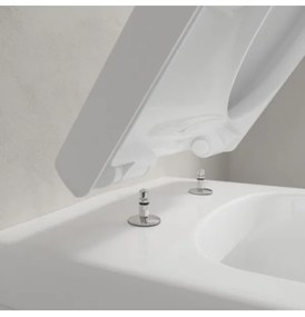 Capac WC, Villeroy&amp;Boch Architectura, cu inchidere lenta, Alb Alpin, 98M9C101