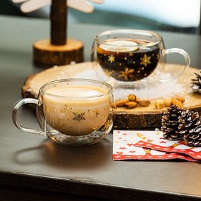 Pahare termo cappuccino 4Home Snow Hot&Cool270 ml, 2 buc.
