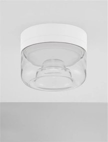 Plafoniera LED stil minimalist Doris alb