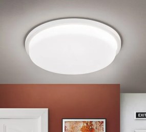 Plafoniera LED moderna LEROX 40cm alba
