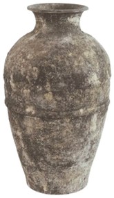 Vaza Dark Gray din teracota, gri antichizat 26x46.5 cm