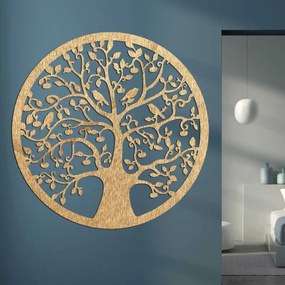SENTOP | Copac circular al vieții din lemn pe perete | ARBOR