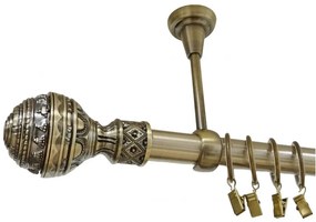 Galerie simpla tavan BETINA - 25mm - aur antic (Alege marime: 200 cm)