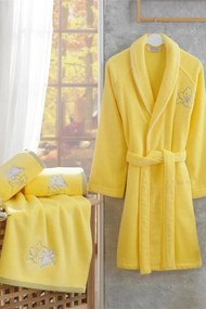 Halat scurt pentru femei LILIUM XS Galben / Yellow