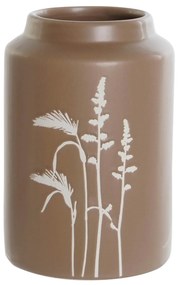 Vaza Herbs din ceramica maro 14x21 cm