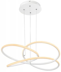 Lustră LED pe cablu Globo 67201WH-30 PANDA LED/30W/230V