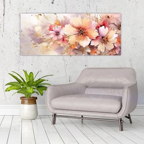 Tablou - Flori (120x50 cm)