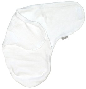 Sistem de infasare Bumbac Muslin, Inchidere Velcro, Baby swaddle, Puzzle Alb, Amy