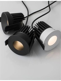 Spot LED incastrabil tavan fals / plafon IP42 PETIT negru