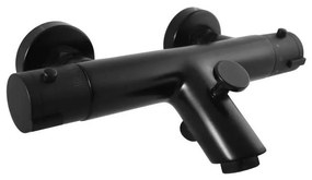 Baterie termostatică pentru cadă RAV Slezák TRM54.5CMAT TERMO, negru mat