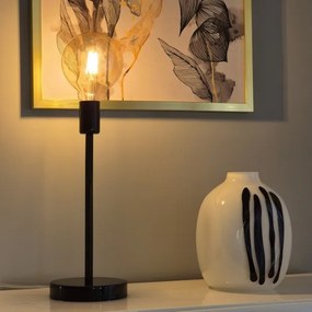 Lampă de masă ASTRID 1xE27/60W/230V negru lucios