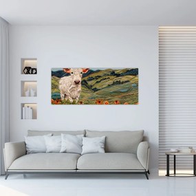 Tablou - Imitație de motiv tricotat (120x50 cm)