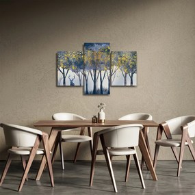 Tablou cerbul în pădure (90x60 cm)