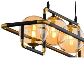 Lustră pe cablu Jupiter 1983 ZAFRA 4xG9/10W/230V negru/bej