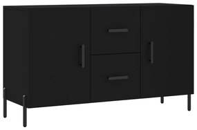 828181 vidaXL Servantă, negru, 100x36x60 cm, lemn compozit