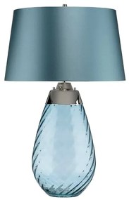 Elstead LENA-TL-L-BLUE - Lampă LED de birou LENA 1xE27/60W+1xGU10/7W albastru