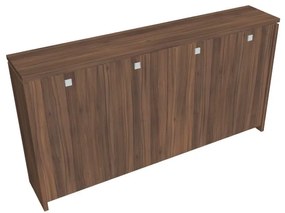 Dulap mediu pentru haine Verno 248 x 46 x 130 cm, nuc