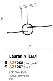 Lustra LED suspendata design modern LAUREN GO