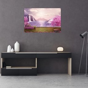 Tablou cu lac (90x60 cm)