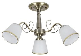 Lustră pe tijă LOSANNA 3xE14/40W/230V alamă