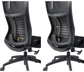 Scaun de birou negru Yenkee