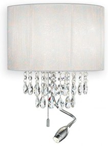 Aplica de perete LED cristal Venezian OPERA AP3 BIANCO 068268