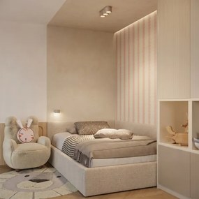 Sollux SL.2445 - Aplică de perete MODO 1xGX53/10W/230V taupe