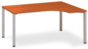 Birou ergonomic ProOffice B 180 x 120 cm, dreapta, cireș