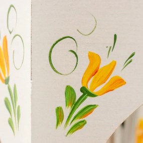 Brilagi - Candelabru suspendat cu lanț QUEEN 6xE14/40W/230V fag/crem