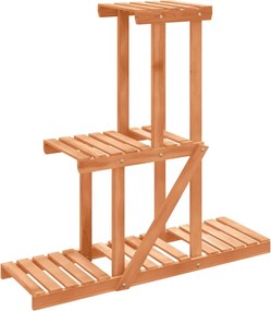 vidaXL Suport pentru flori, 81x25x75,5 cm, lemn masiv de brad