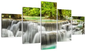 Tablou cu cascade (125x70 cm), în 40 de alte dimensiuni noi
