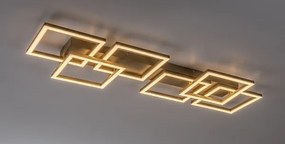 Rabalux 71500 - Plafonieră LED reglabilă FATMA 40W/230V 3000-6500K 33x100 cm bej+telecomandă