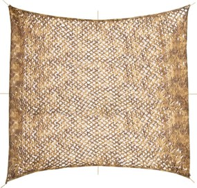 vidaXL Plasă de camuflaj cu geantă de depozitare, nisipiu, 416x402 cm