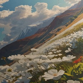 Tablou - Peisaj liniștit (cu ceas) (90x30 cm)