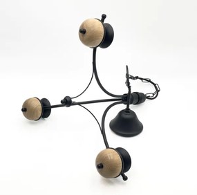 Lustră pe lanț Brilagi COTTAGE 3xG9/40W/230V fag/alb