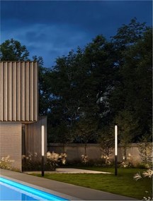 Stalp LED exterior din aluminiu IP65 Iman H-205cm