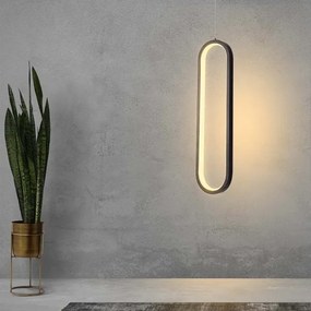 Lustră LED pe cablu LED/13W/230V 4000K negru