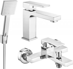 Mexen Uno R45 set de baie, crom - 71403R45-00