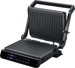 Sandwich maker si Grill Zilan ZLN3942, Digital, Protectie supraincalzire, Placi din aluminiu detasabile, Putere 2000W