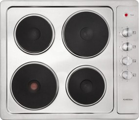 Klarstein Appetito 4, plită electrică, 5500 W, 4 plăci, 6 trepte de putere, oțel inoxidabil