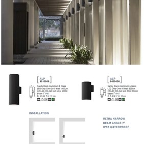 Aplica de perete LED iluminat exterior IP67 ALP up and down NVL-9010009