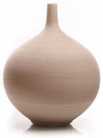 Vază ceramică bej, 24 cm
