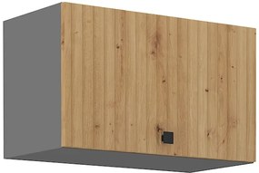 Dulap superior de bucătărie Avantoe 60 GU-36 1F (Stejar artisan + Antracit). 1049634