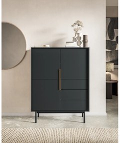 Comoda VIVALA 3D3S, negru