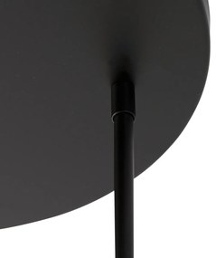 Plafoniera inteligentă neagră inclusiv 3 LED-uri Wi-Fi G95 - Facil