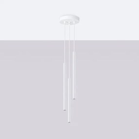 Lustră pe cablu Sollux SL.1340 ARCHE 3xG9/8W/230V alb