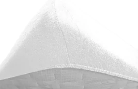 Cearsaf Frotir pentru patut copii cu elastic alb 60x120 cm