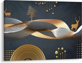 Tablou - Cerb, grafică (70x50 cm)