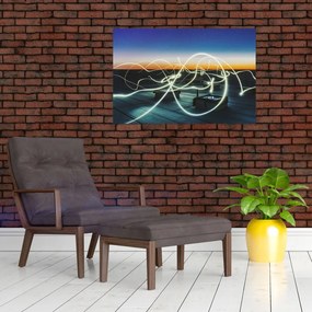 Tabloul - privire spre cer din acoperiș (90x60 cm)